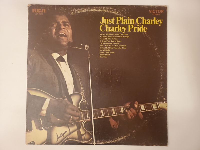 Charley Pride Just Plain Charley vinyl record